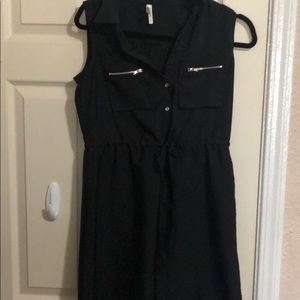 Black casual dress